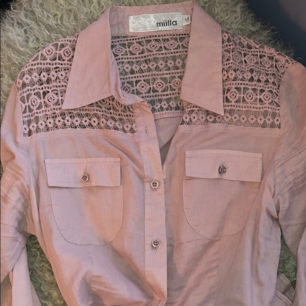 Anthropologie button down top